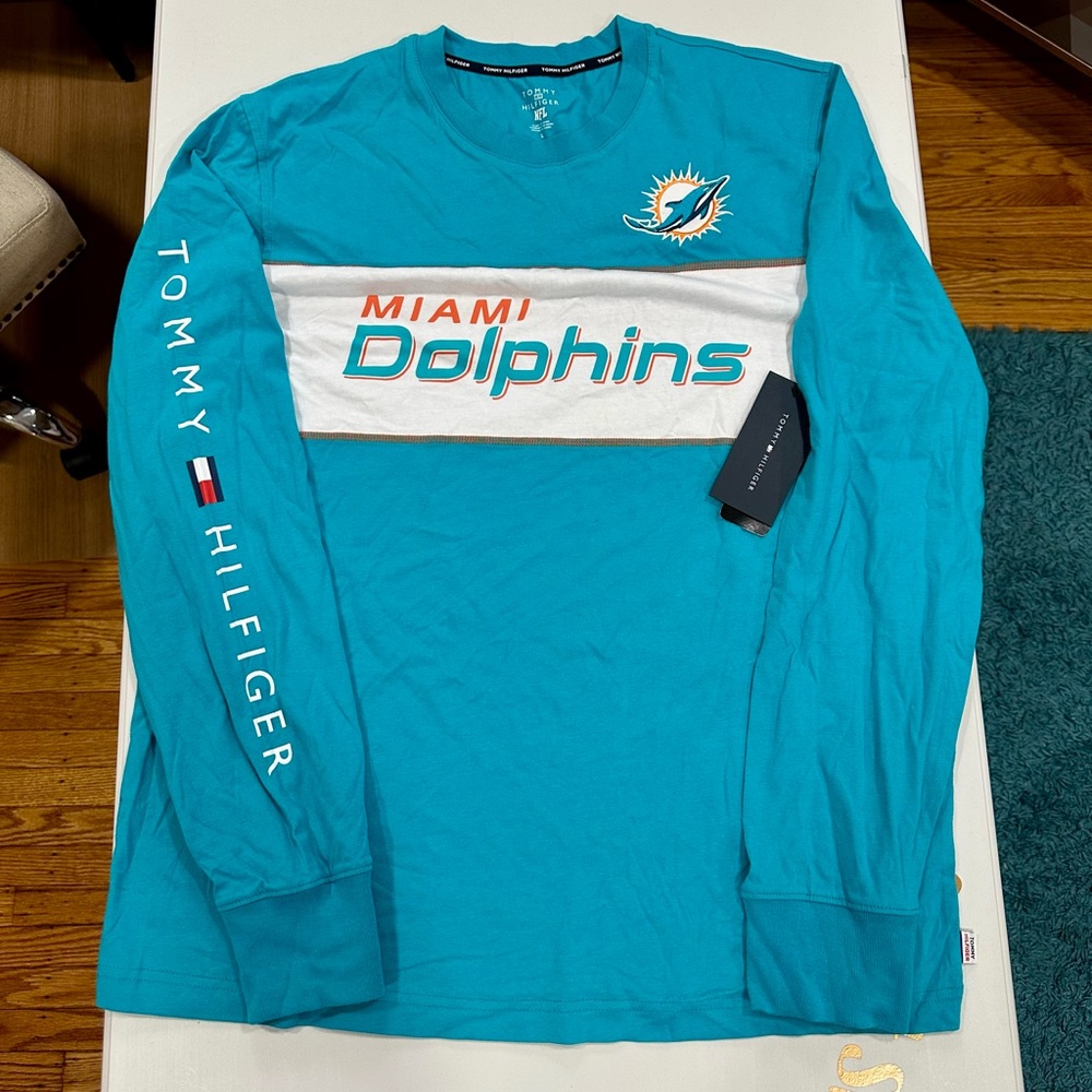 Tommy Hilfiger Blue Long Sleeve Tee